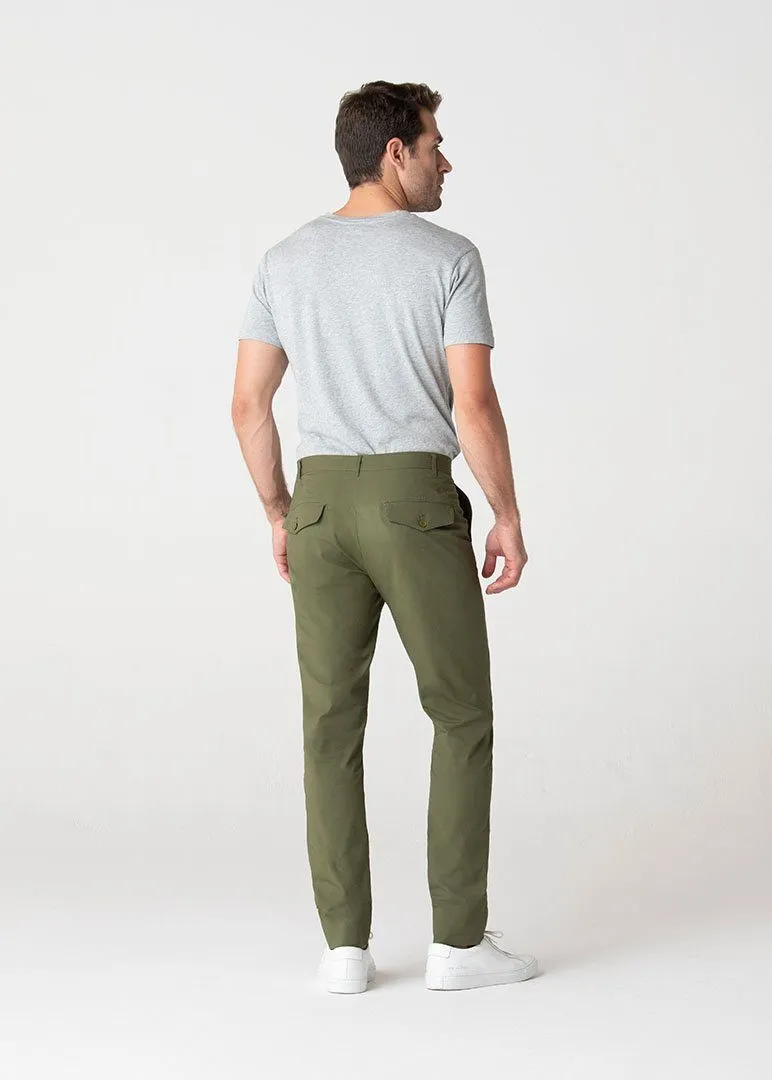 Military Officer Pants | Olive