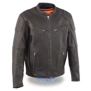 Milwaukee Leather Men's Leather Motorcycle Jacket