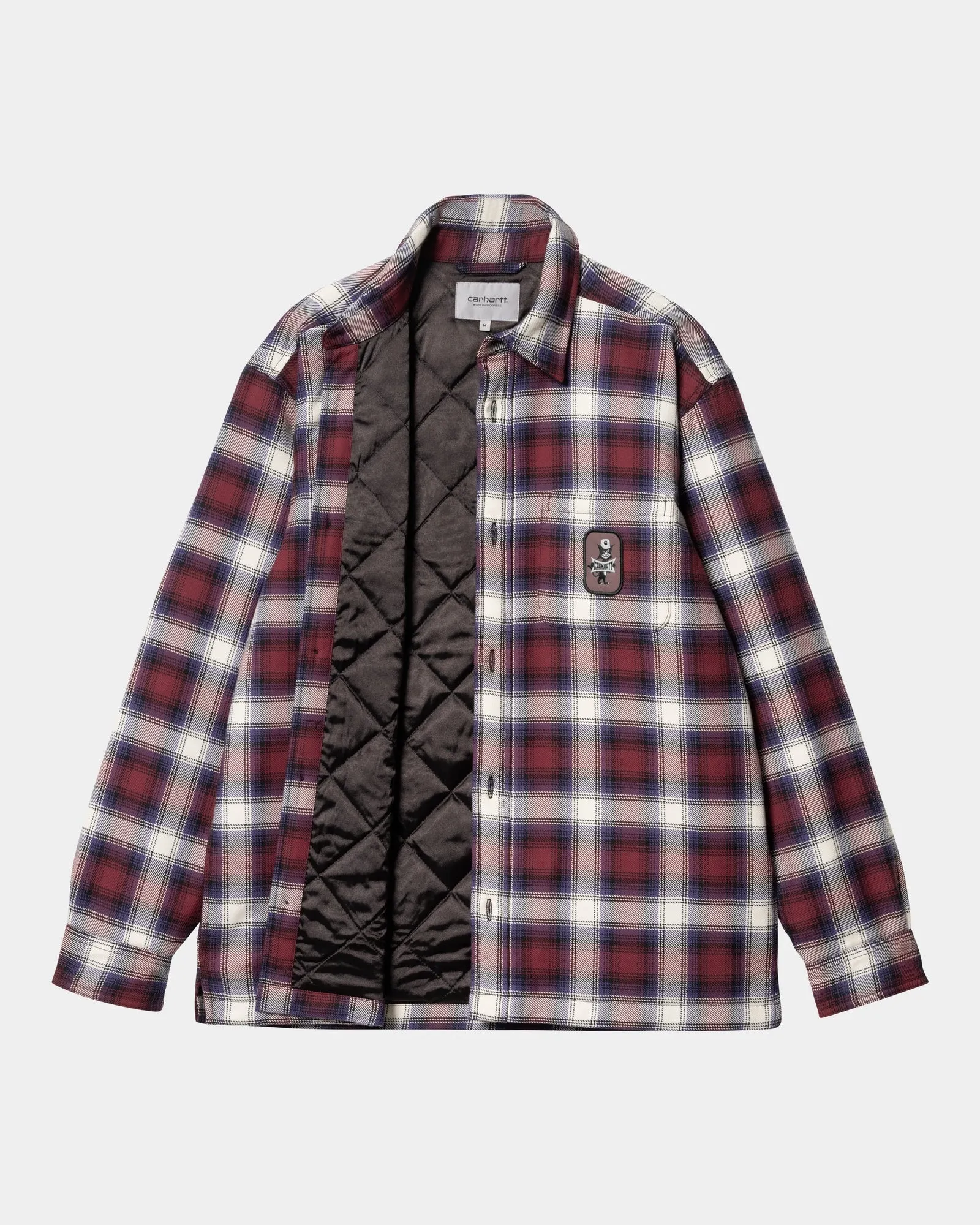 Monahan Check Shirt Jacket | Malbec