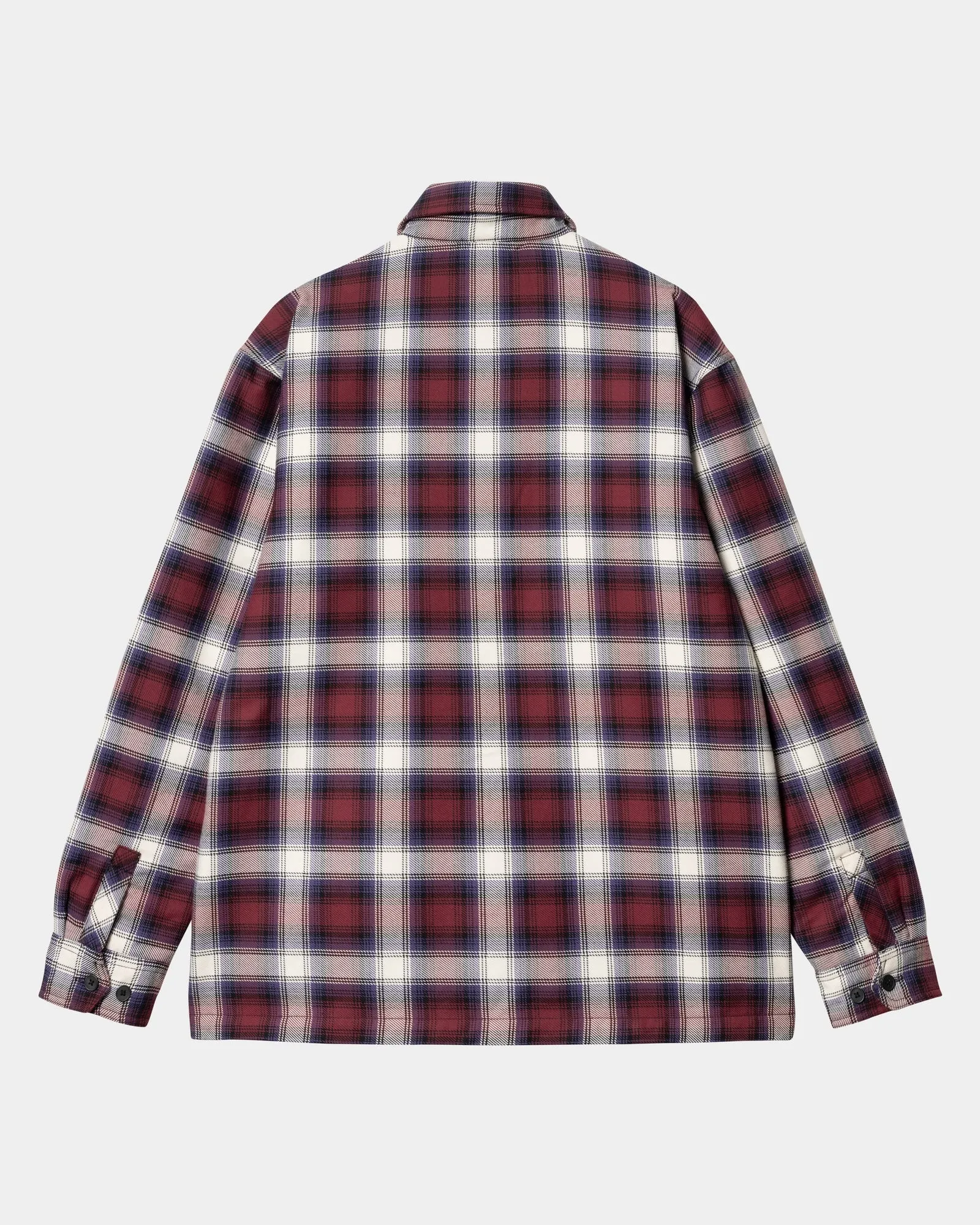 Monahan Check Shirt Jacket | Malbec