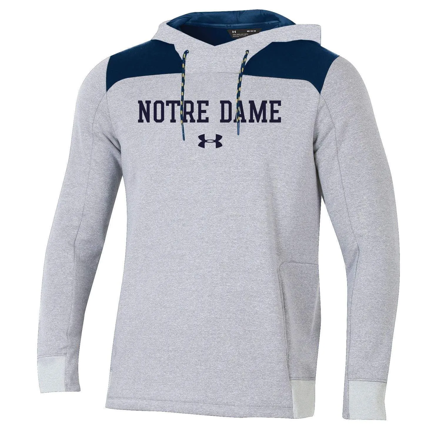 Notre Dame Fighting Irish Under Armour Blue ColdGear Sideline Hoodie Sweatshirt