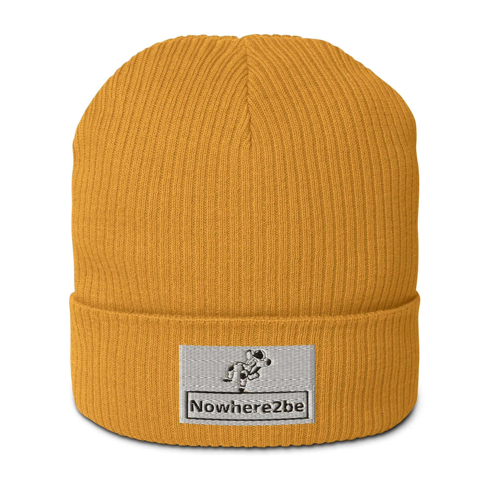 Nowhere2be Organic ribbed beanie