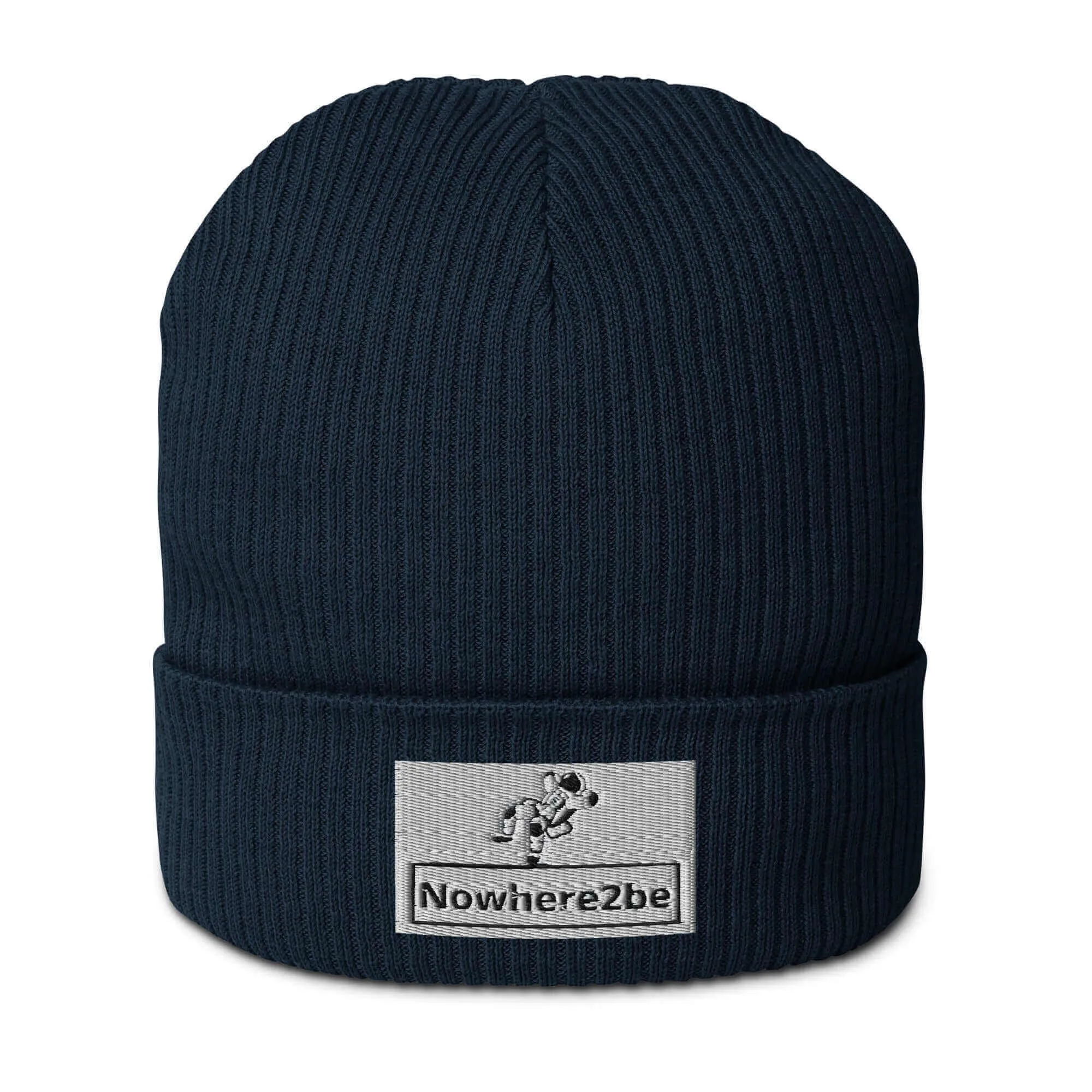 Nowhere2be Organic ribbed beanie