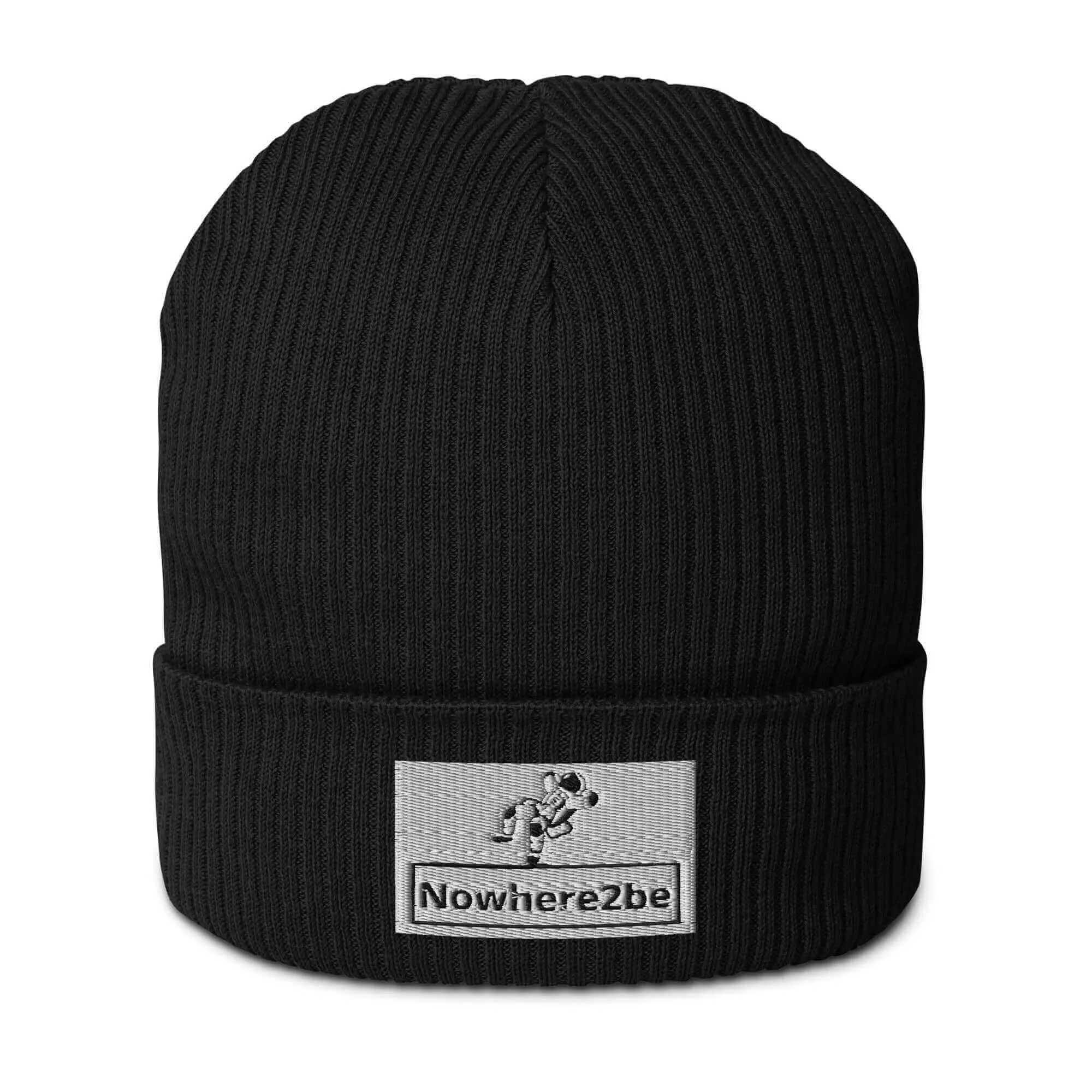 Nowhere2be Organic ribbed beanie