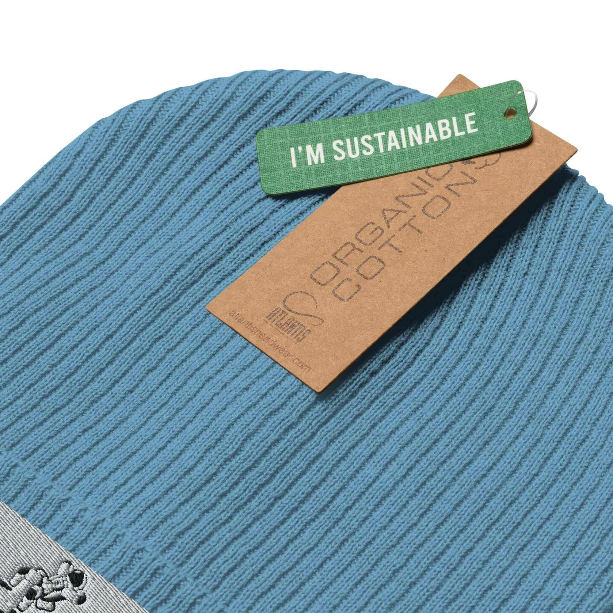 Nowhere2be Organic ribbed beanie