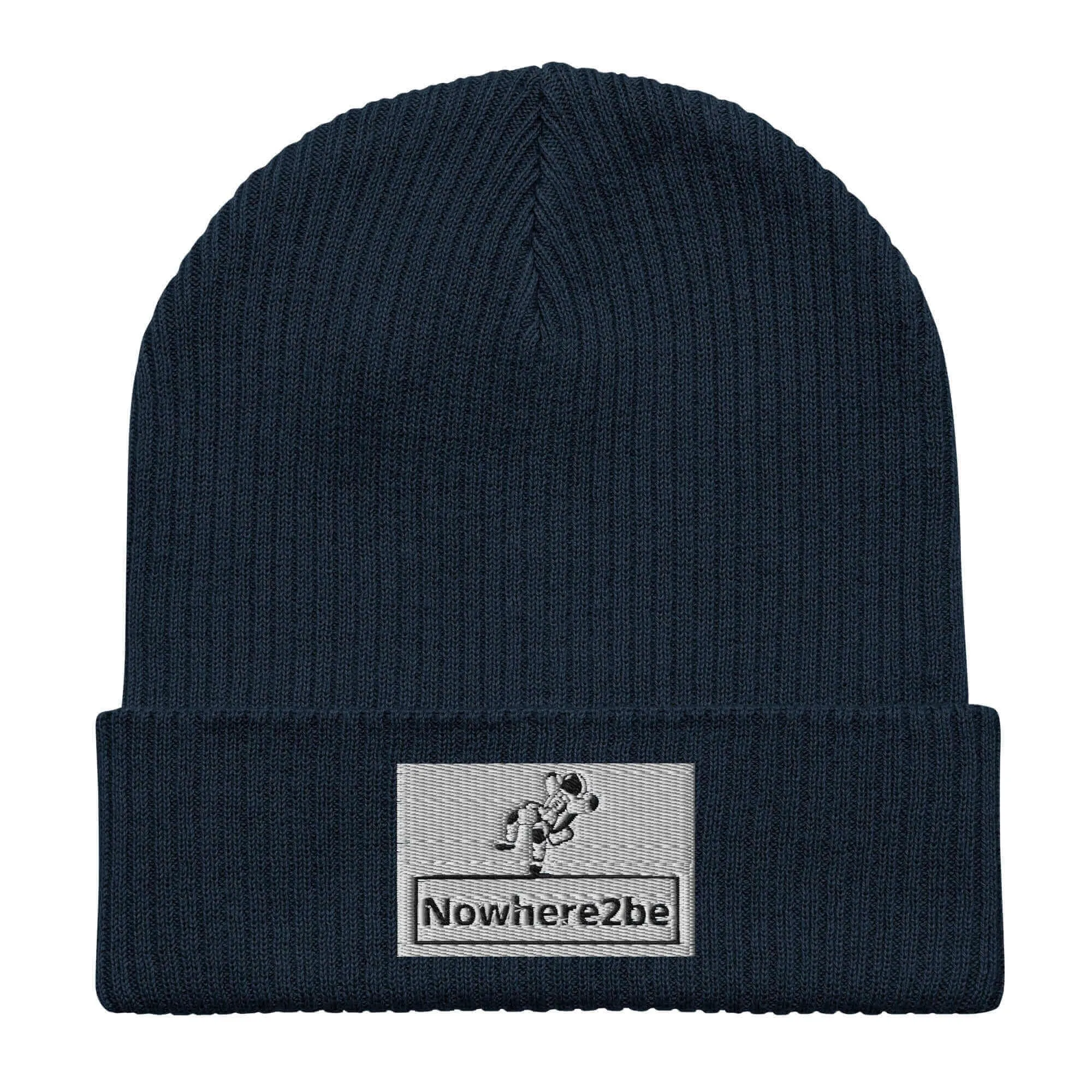 Nowhere2be Organic ribbed beanie