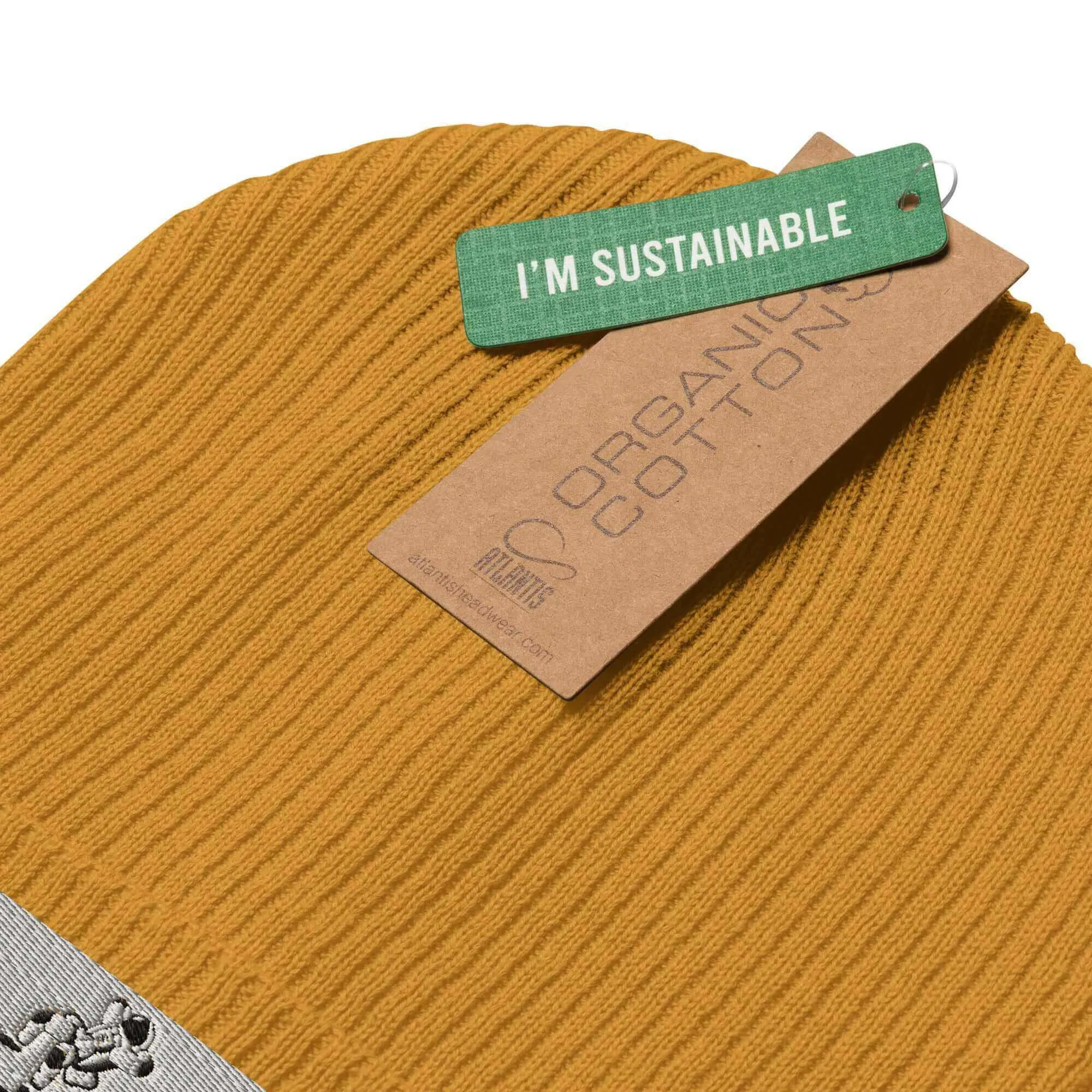 Nowhere2be Organic ribbed beanie