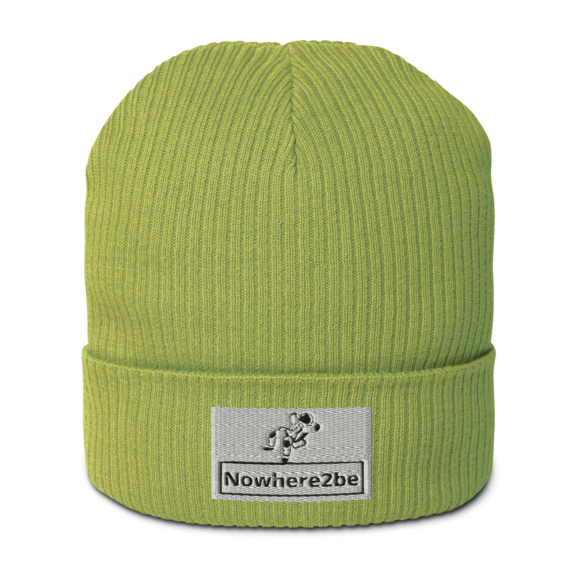 Nowhere2be Organic ribbed beanie