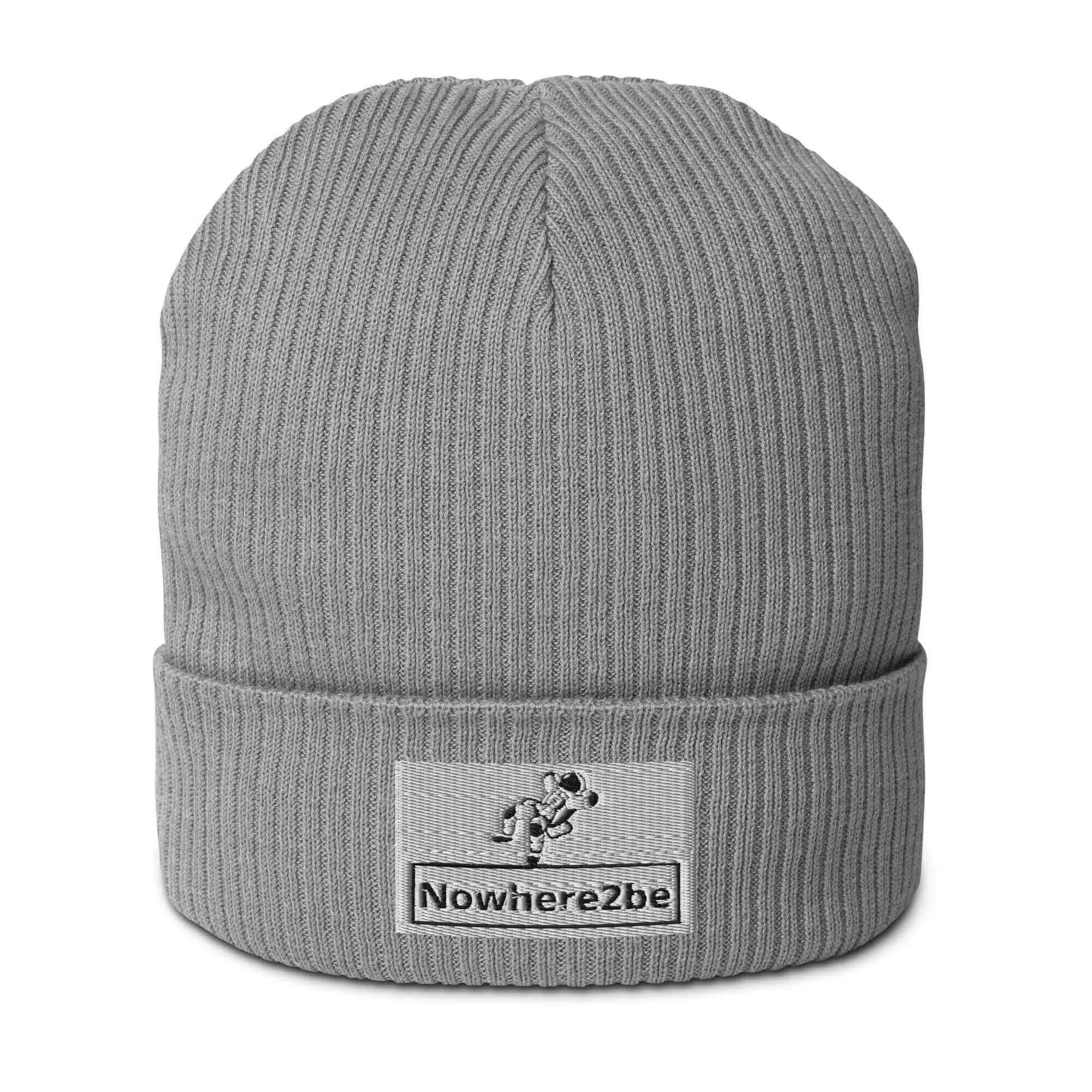 Nowhere2be Organic ribbed beanie