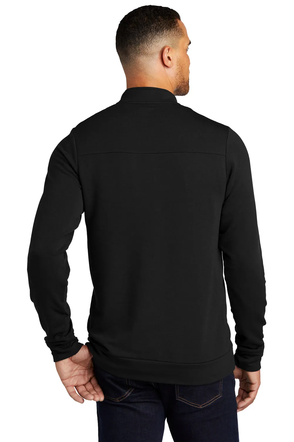 Ogio Mens Luuma Fleece 1/4 Zip Sweatshirt - Blacktop