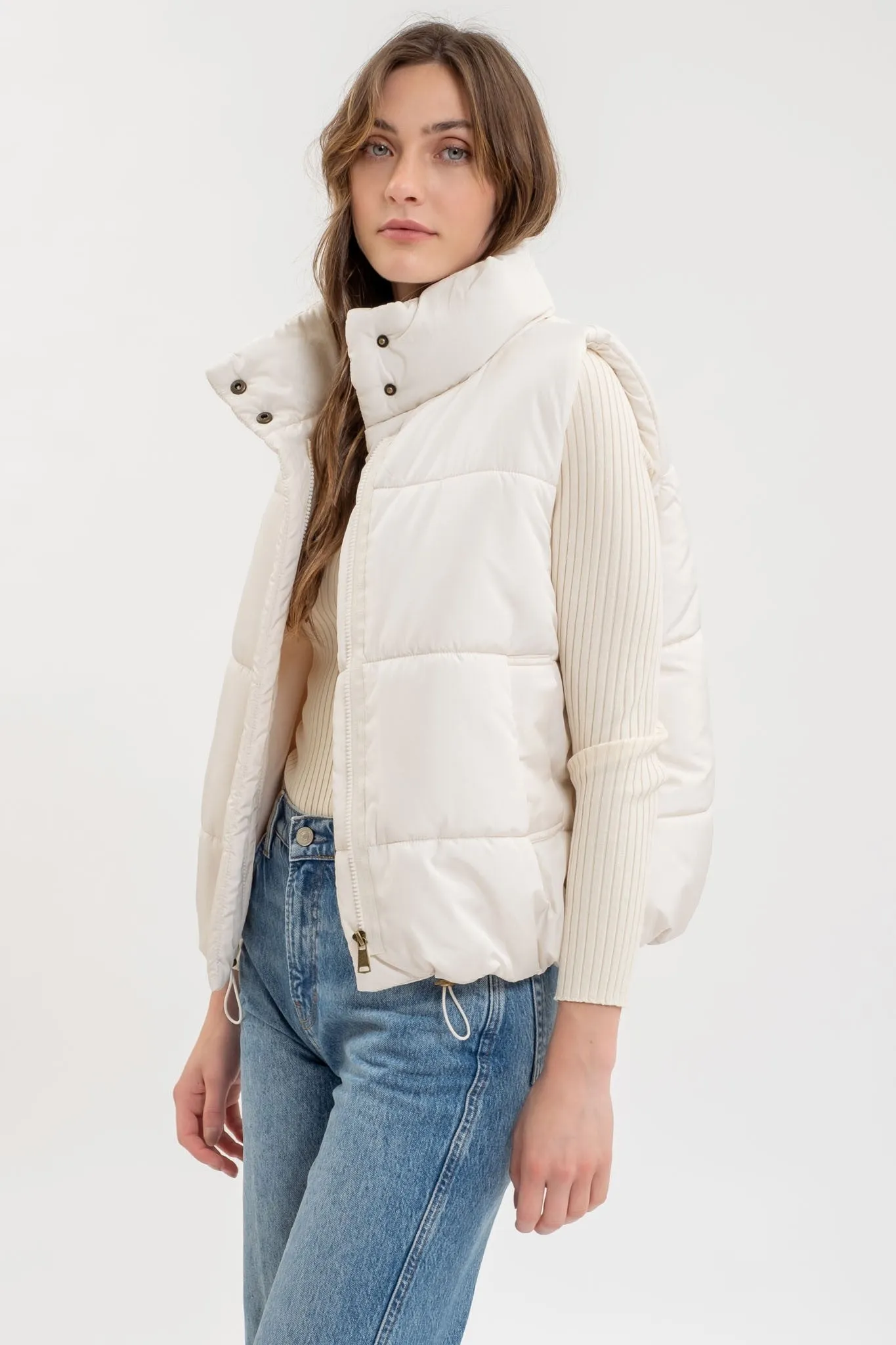 On The Go Vest - Ivory