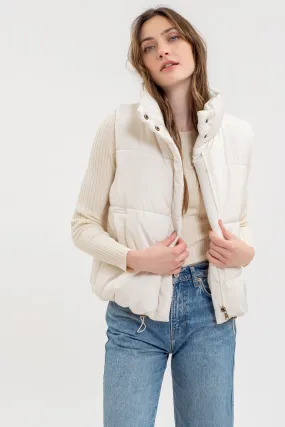 On The Go Vest - Ivory