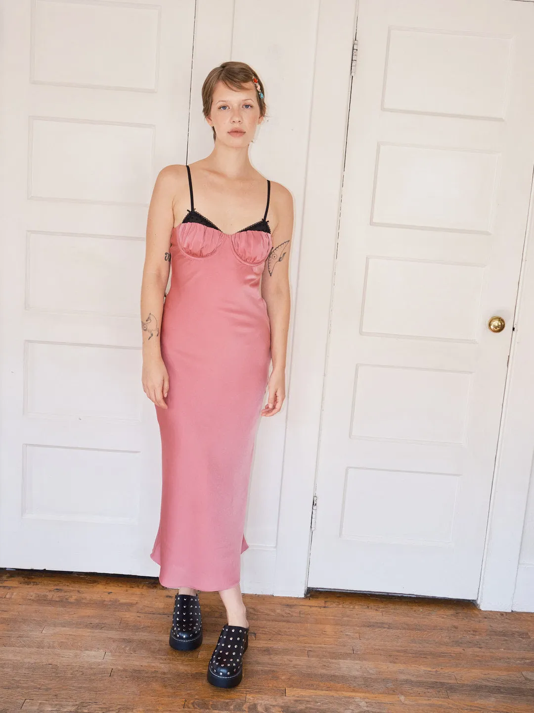 Oona Dress - Dusty Rose