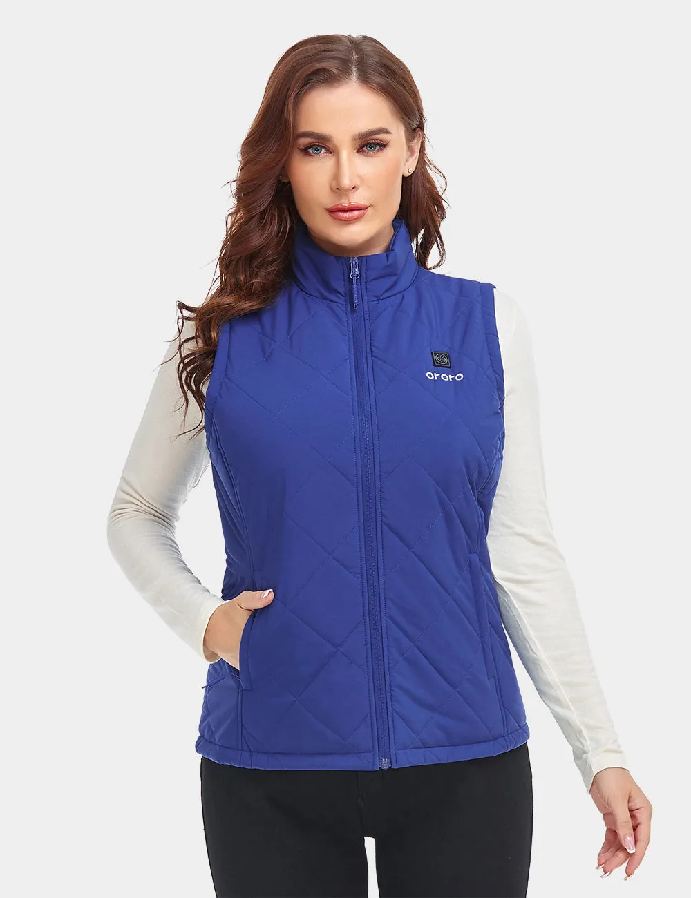 (Open-box) Women's Heated Quilted Vest (Battery Set Not Included)