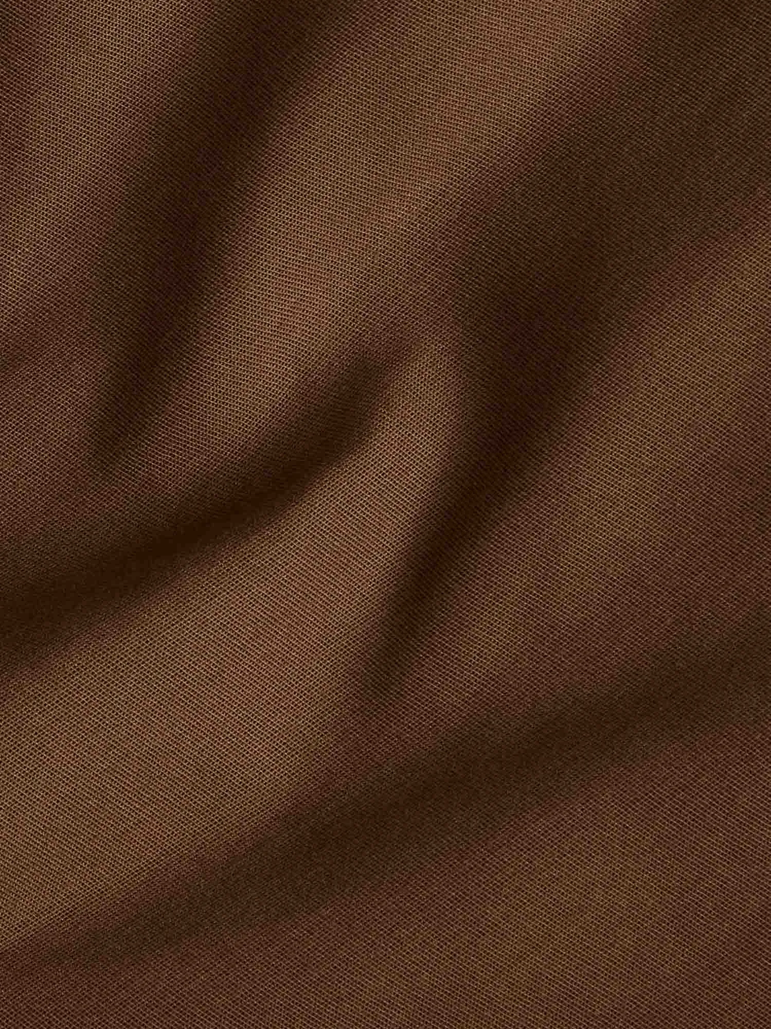 Organic Cotton Harrington Jacket—chestnut brown