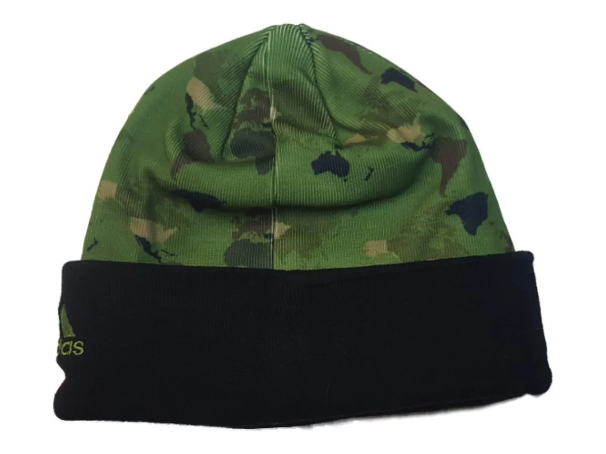 Orlando City SC Adidas Continent Camo Acrylic Knit Cuffed Skull Beanie Hat Cap