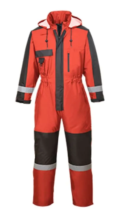 Padded waterproof Winter one piece overall Coverall boiler suit - portwest S585