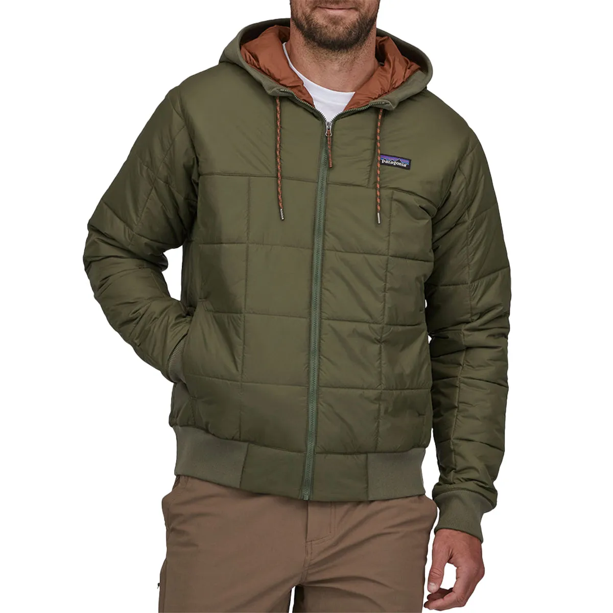 Patagonia Box Quilted Hooded Zip Jacket