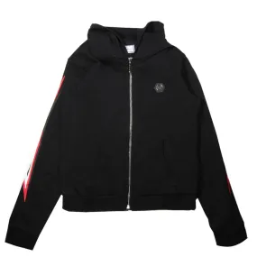 Philipp Plein Junior Space Plein Black Sweat Jacket