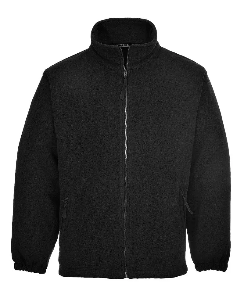 Portwest Black Aran Fleece Jacket