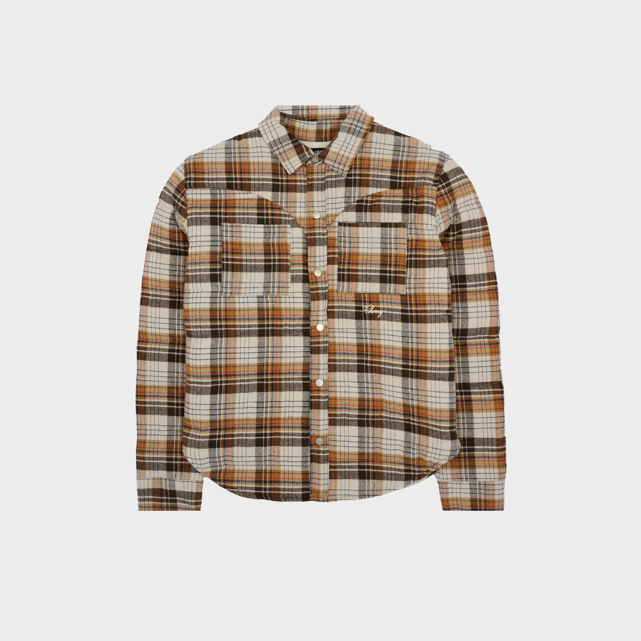 Quilted Flannel Shirt Jacket (Mojave)