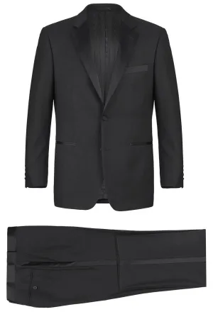 "Gaston" Black 2-Button Notch Tuxedo