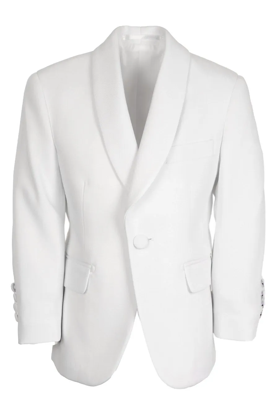 "Hamilton" Kids White Tuxedo Jacket