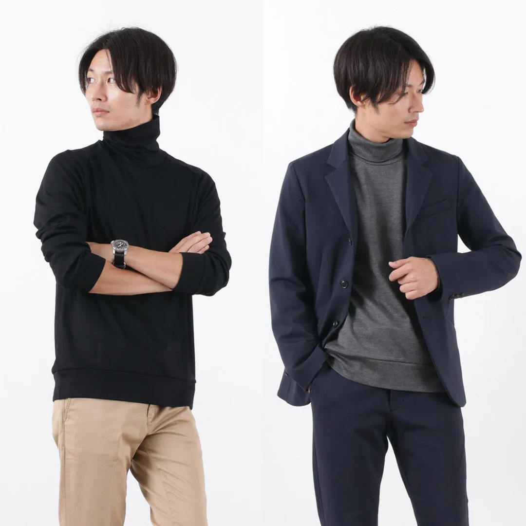 RE MADE IN TOKYO JAPAN / Dress Wool Jersey Turtleneck