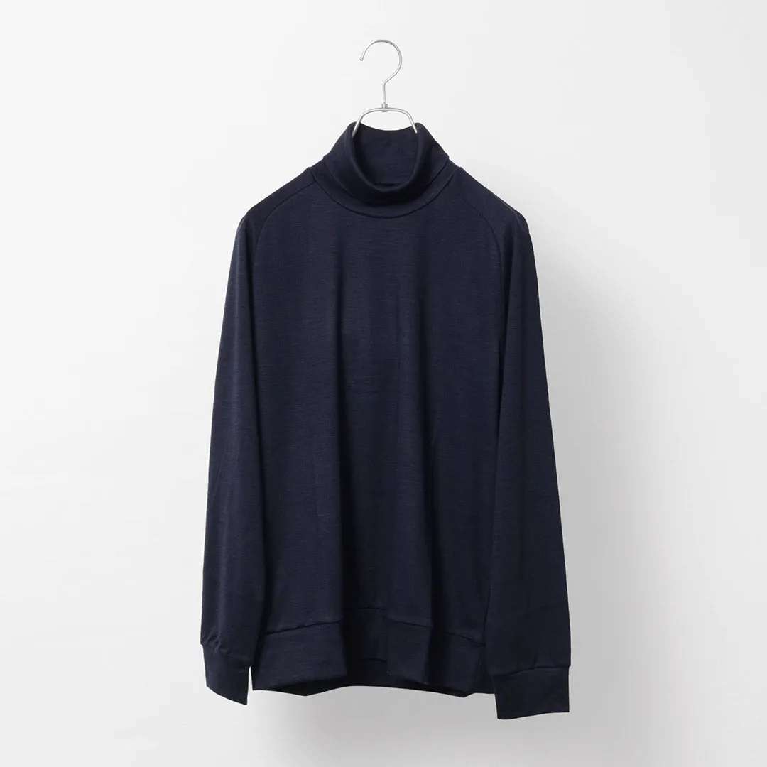 RE MADE IN TOKYO JAPAN / Dress Wool Jersey Turtleneck