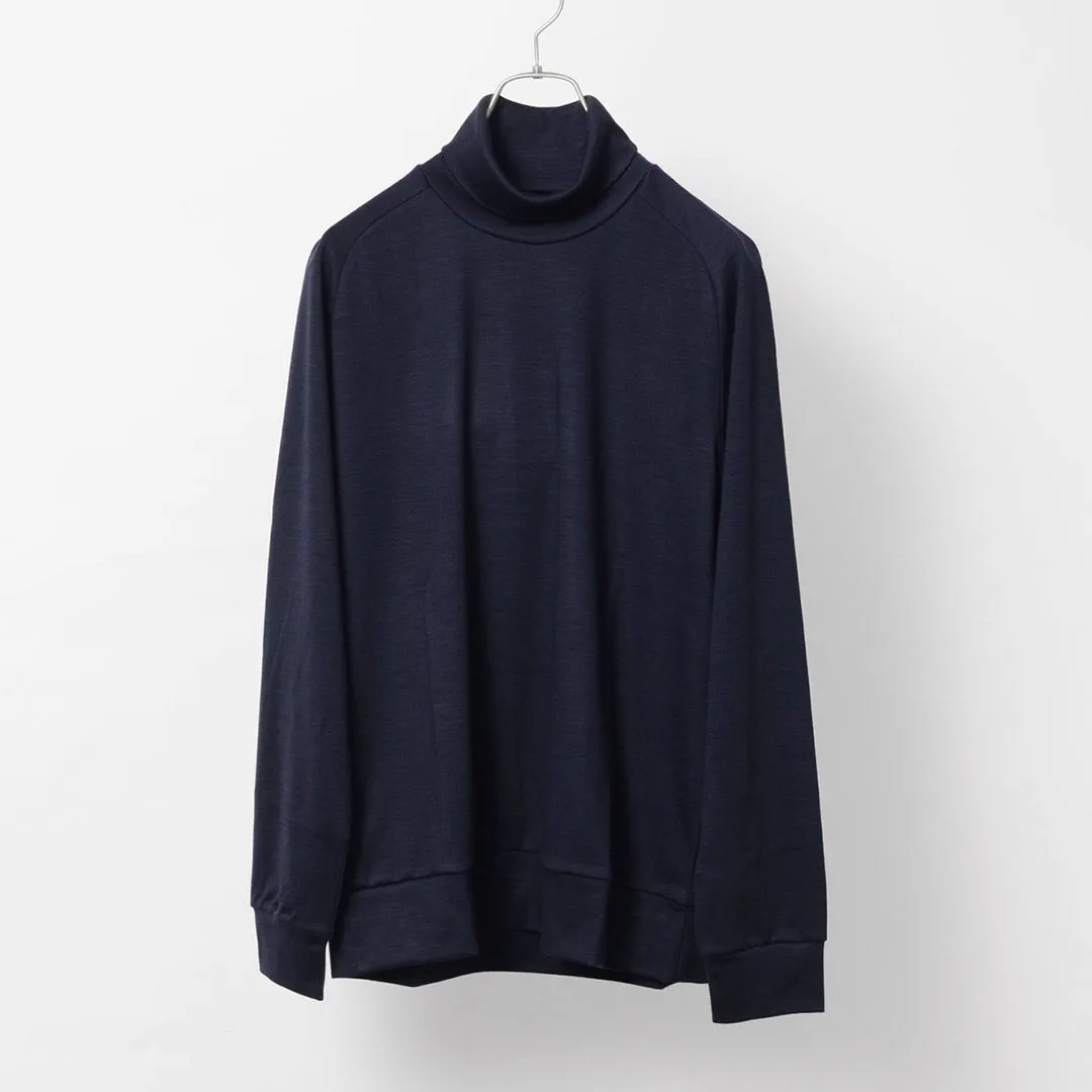 RE MADE IN TOKYO JAPAN / Dress Wool Jersey Turtleneck