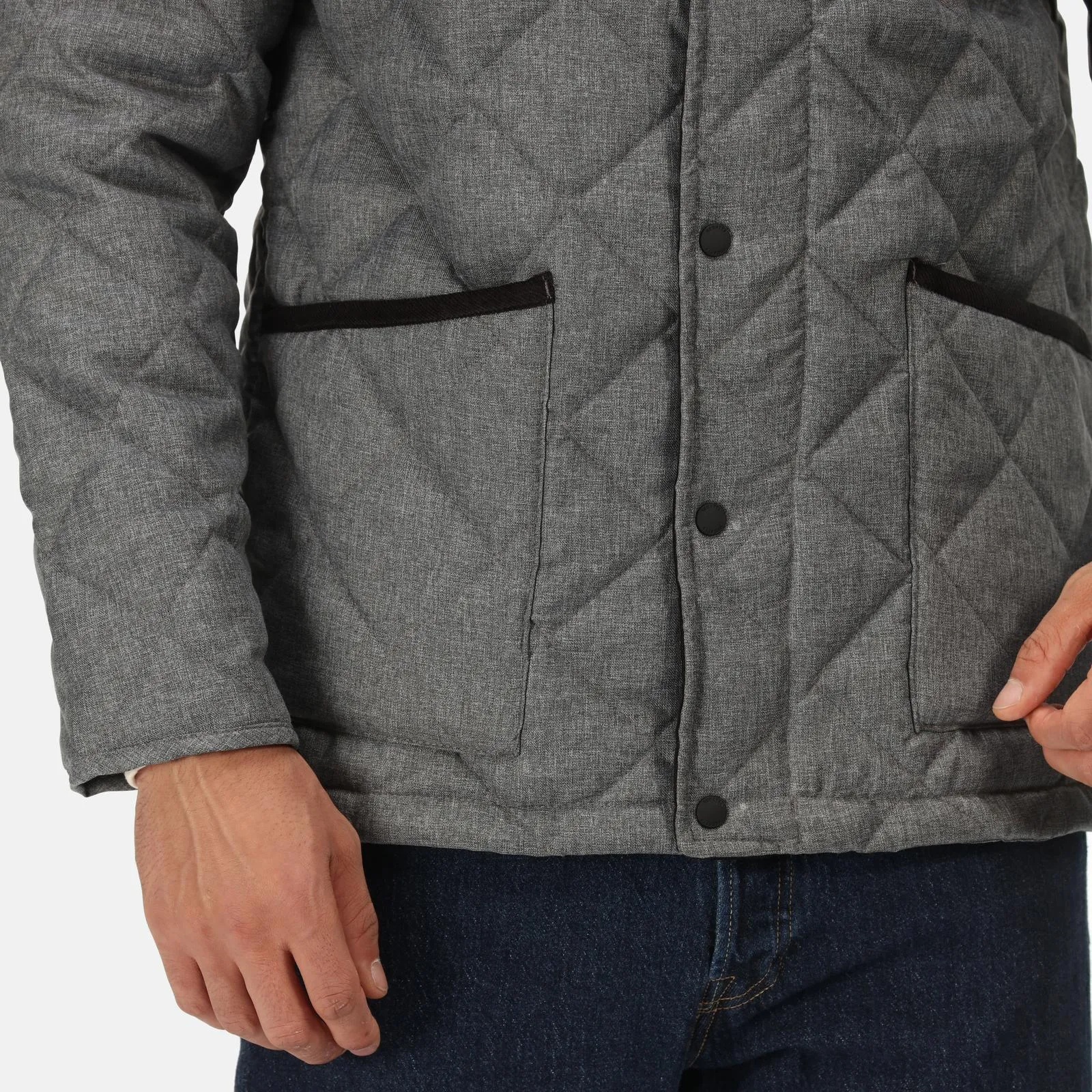 Regatta Mens Londyn Quilted Jacket - Navy