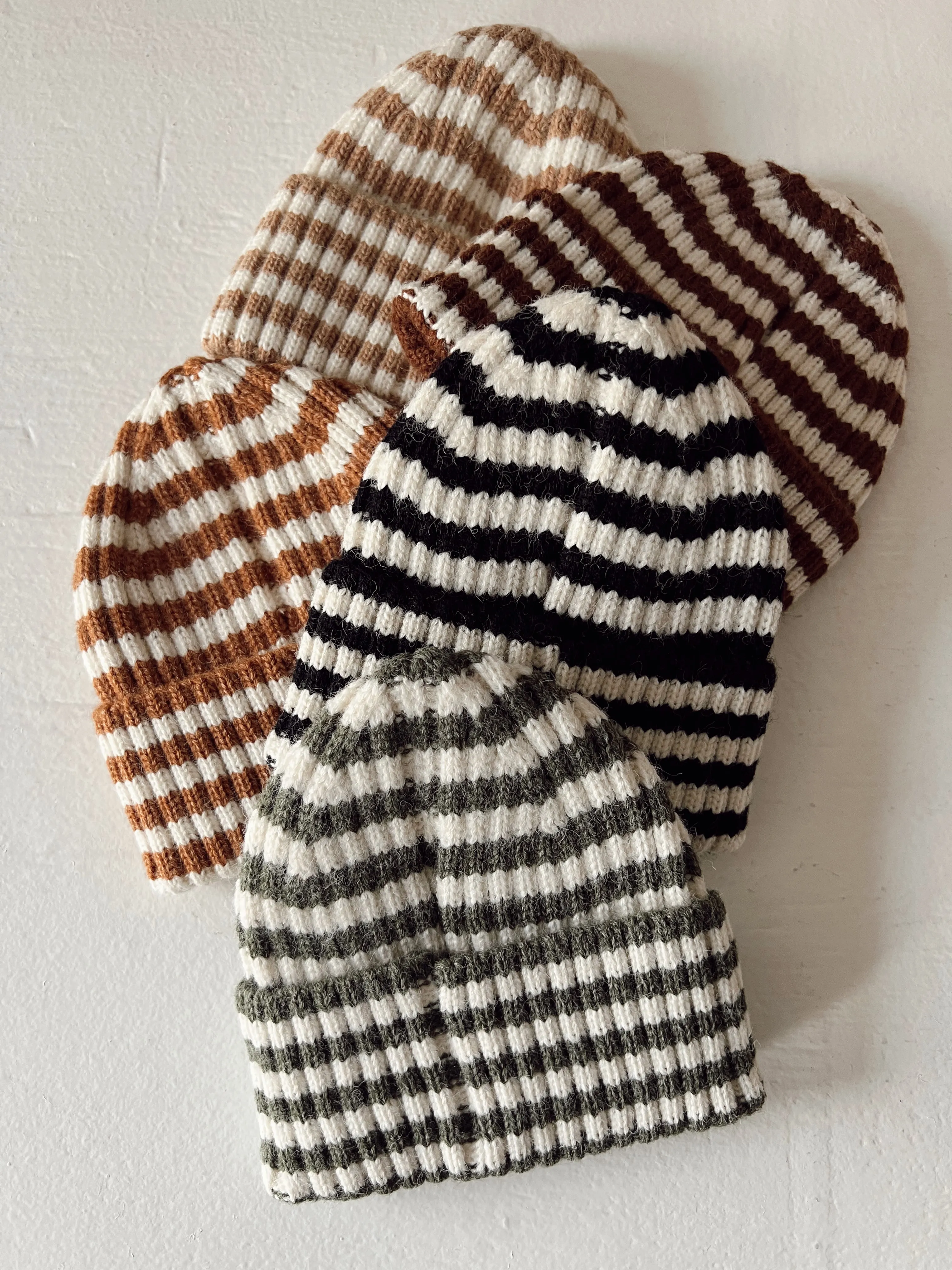 Rib Knit Hat, Wilderness Stripe