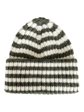 Rib Knit Hat, Wilderness Stripe