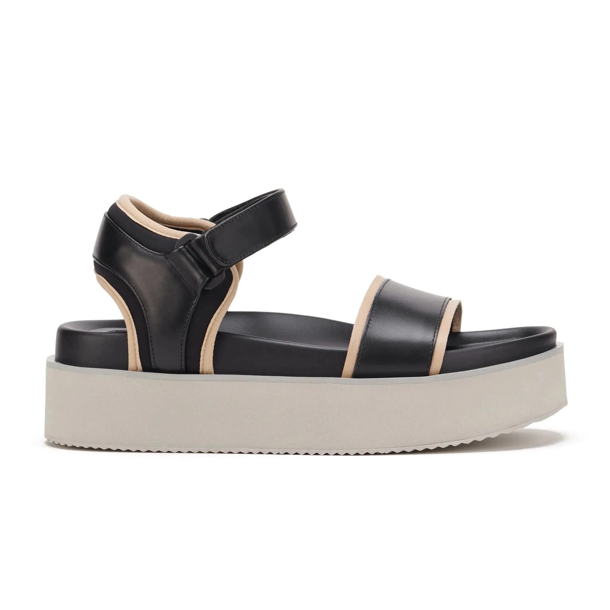 Rollie Ace Sandal Black/Latte