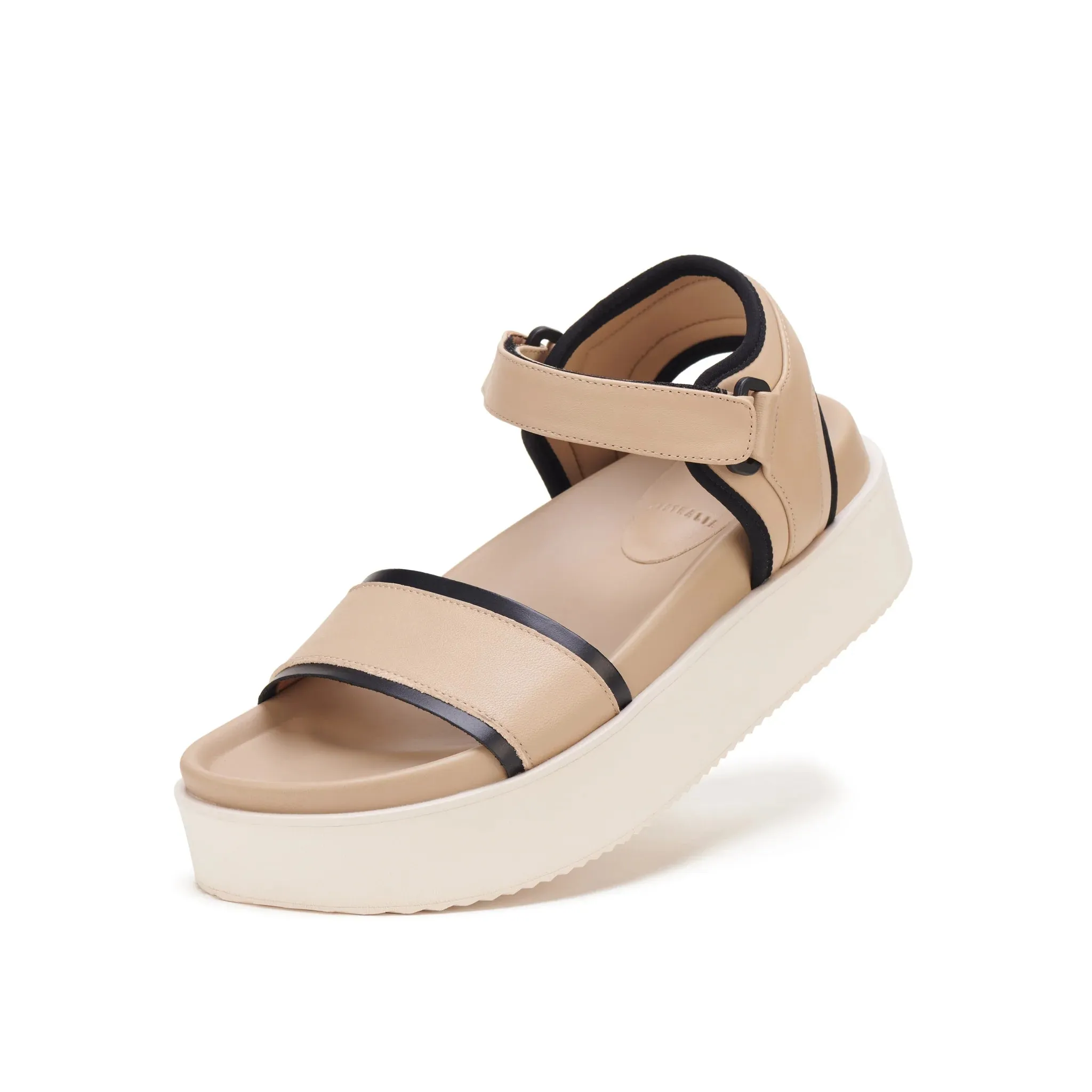 Rollie Ace Sandal Latte/Black