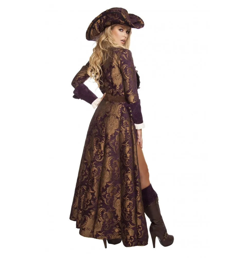 Roma 6pc Decadent Pirate Diva Costume