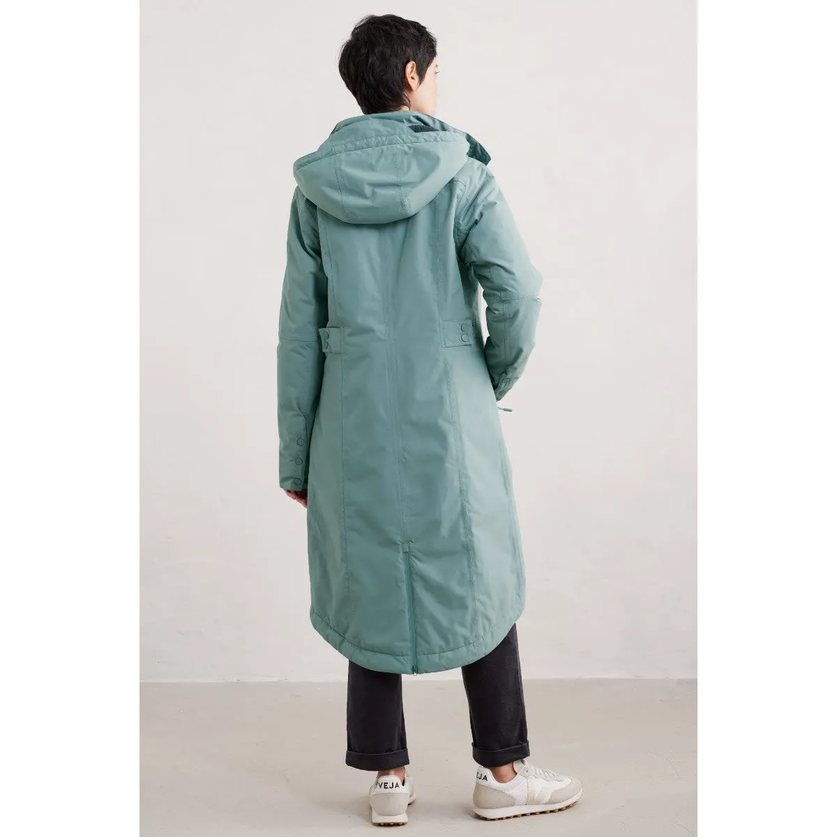 Seasalt Janelle Waterproof Raincoat Lichen