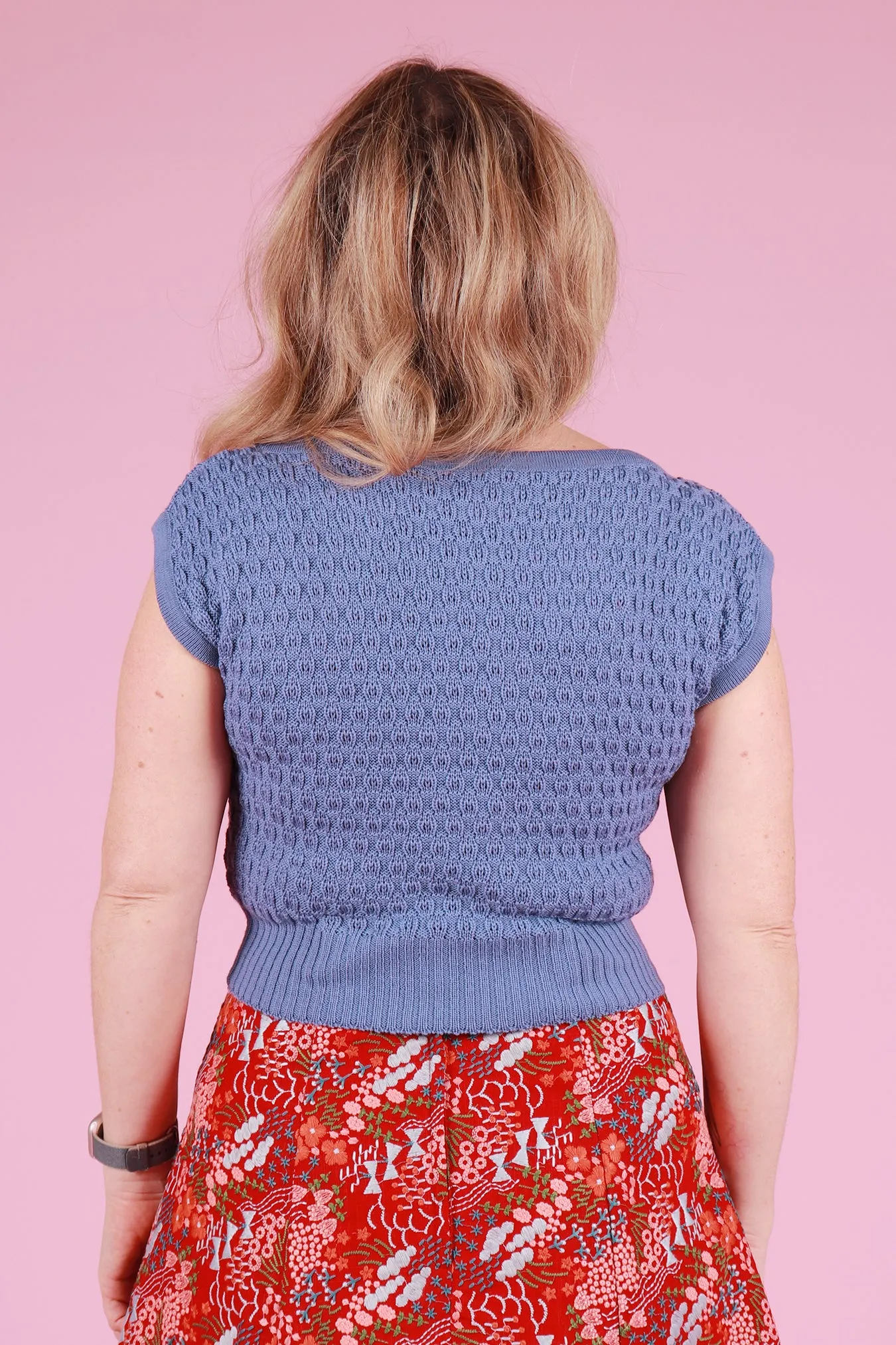 Shelley Knit Top Iris