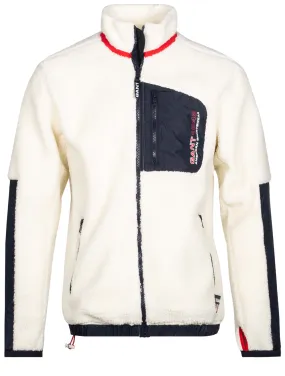 Sherpa Fleece Jacket Offwhite