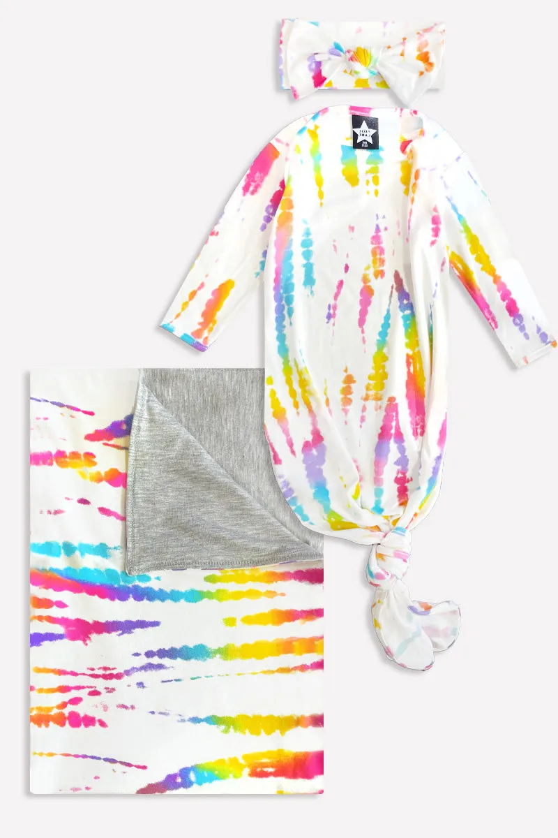 Simply Soft Baby Bundle - White Rainbow Batik