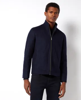 Slim Fit Casual Jersey Jacket