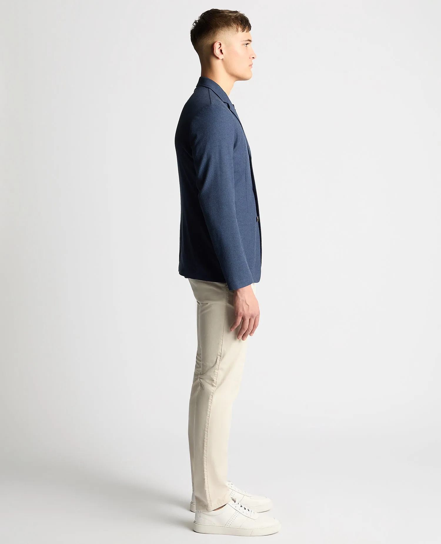 Slim Fit Cotton-Blend Stretch Jacket