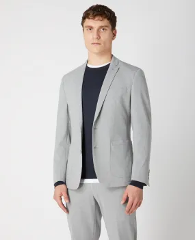 Slim Fit Cotton-Blend Stretch Jacket