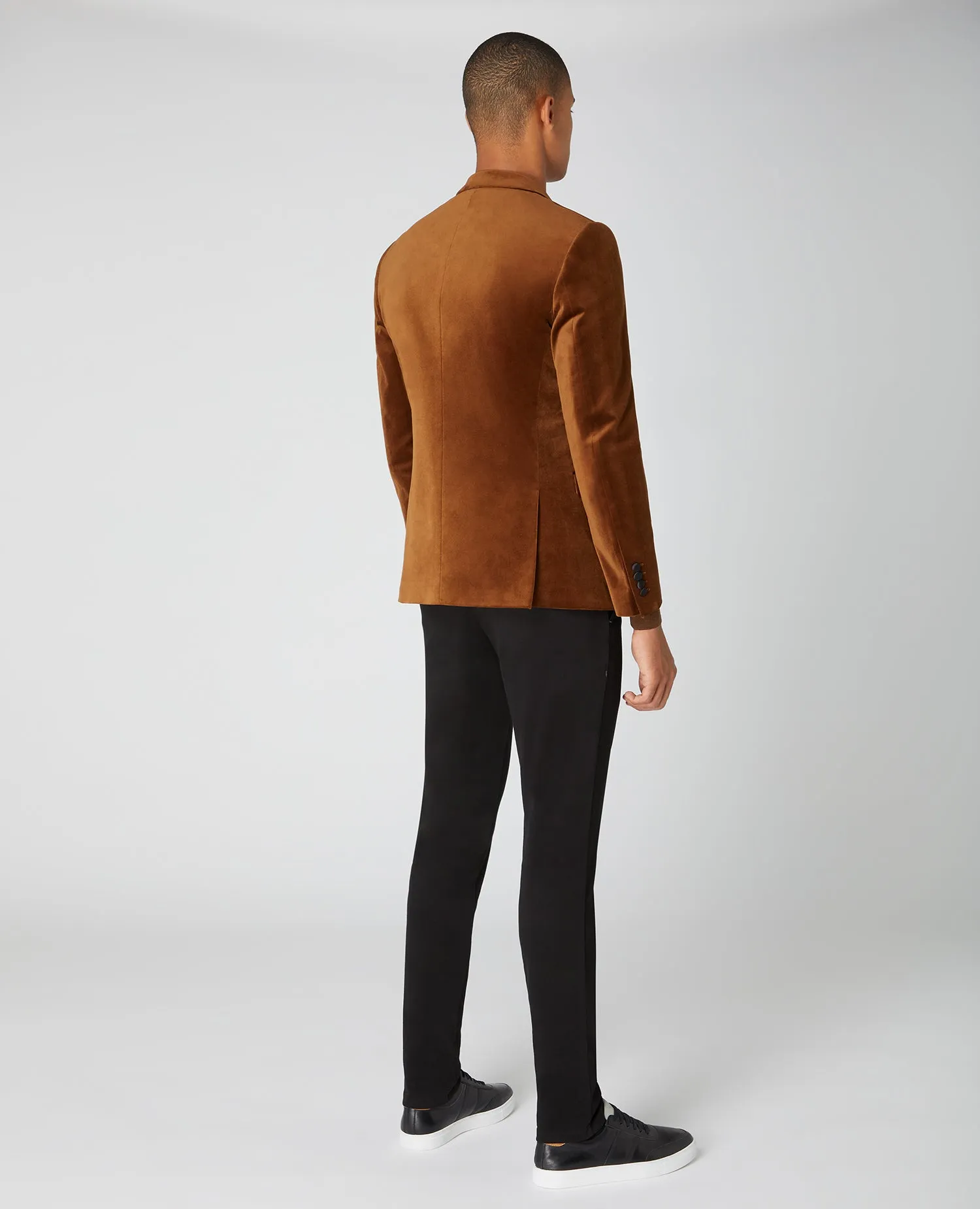 Slim Fit Velvet Jacket