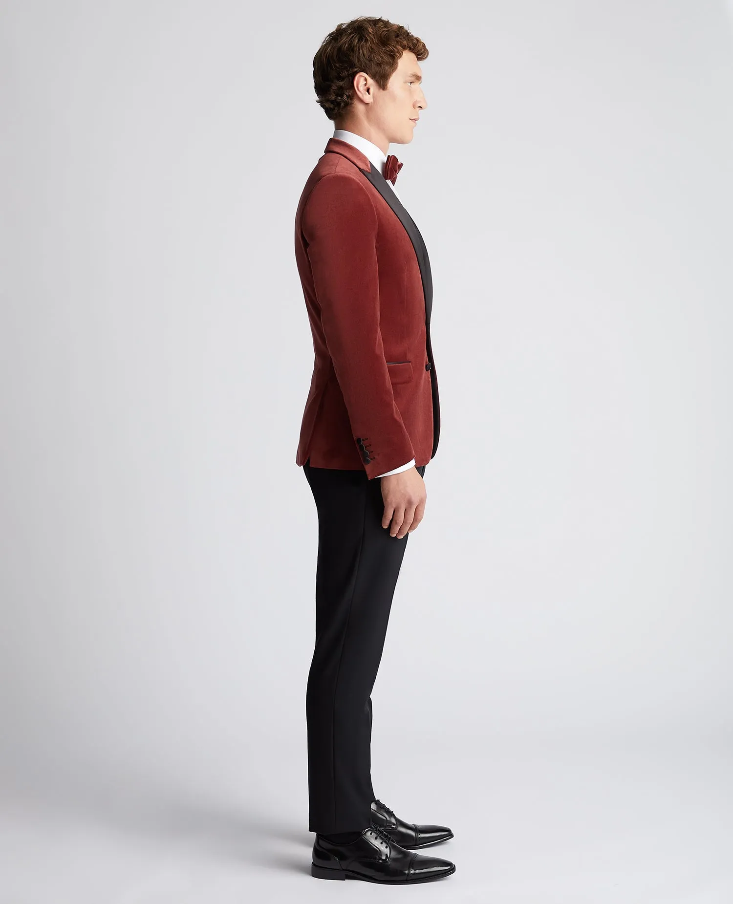 Slim Fit Velvet Jacket