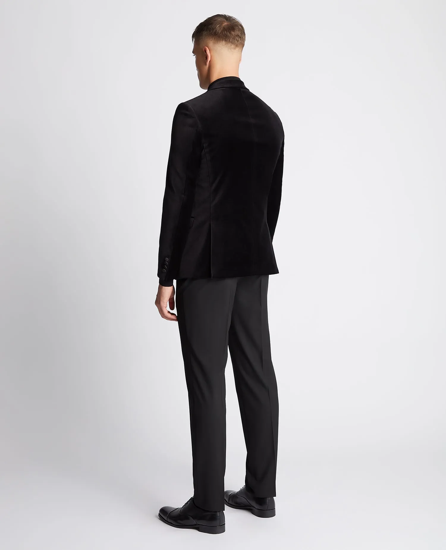 Slim Fit Velvet Jacket