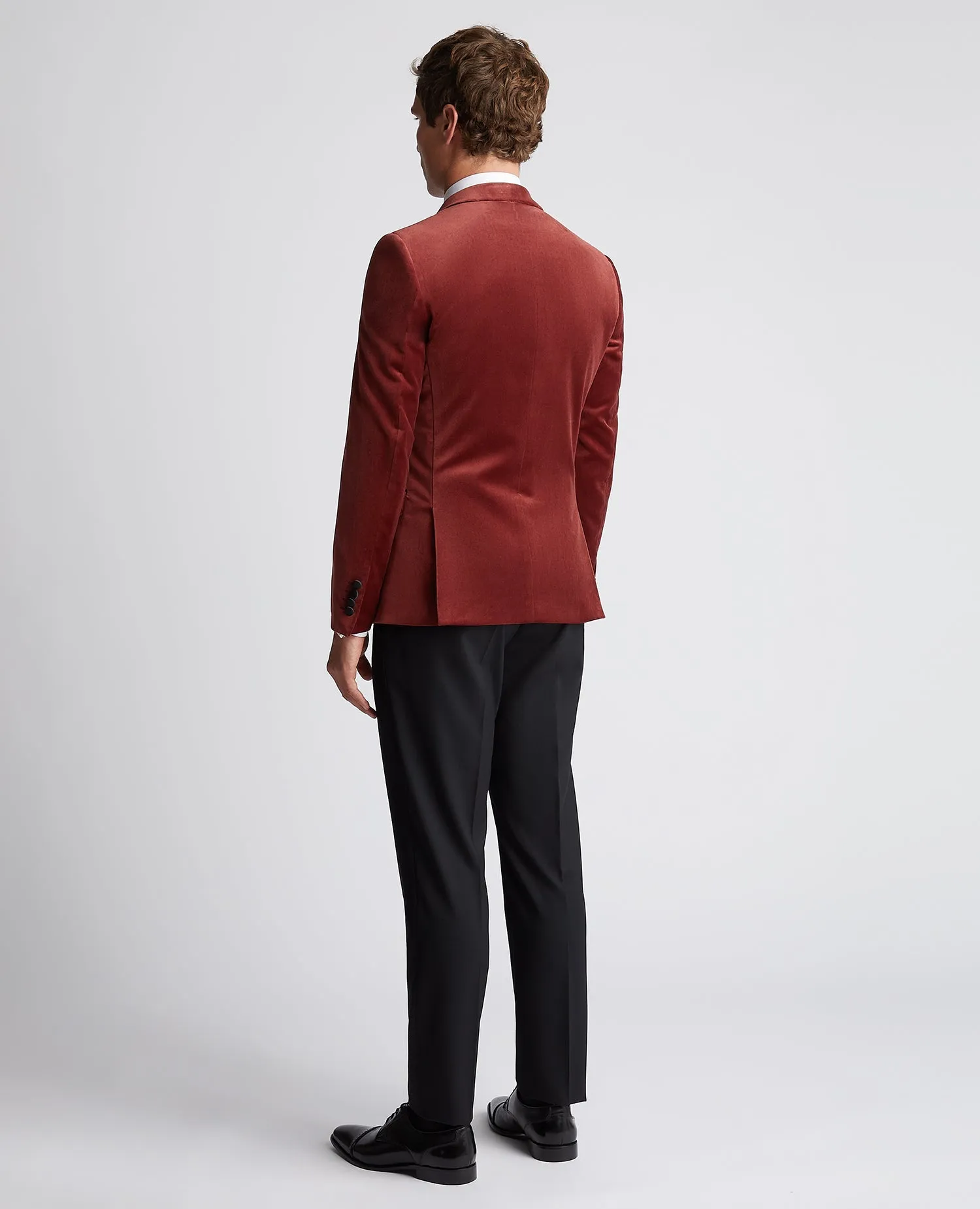 Slim Fit Velvet Jacket