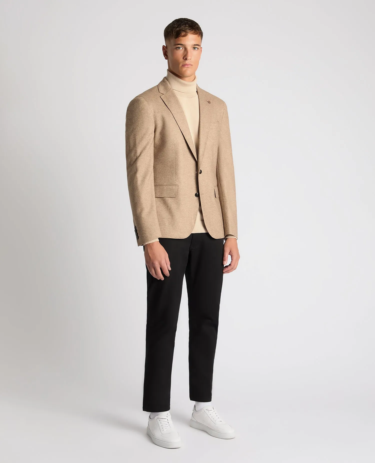 Slim Fit Wool-Blend Jacket