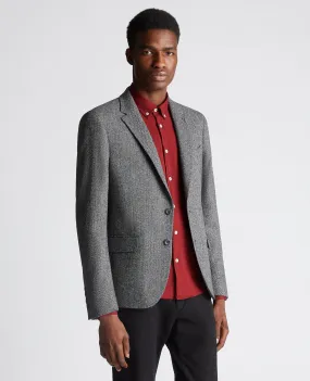 Slim Fit Wool Blend Jacket