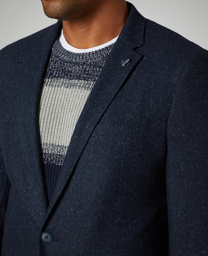 Slim Fit Wool Blend Jacket